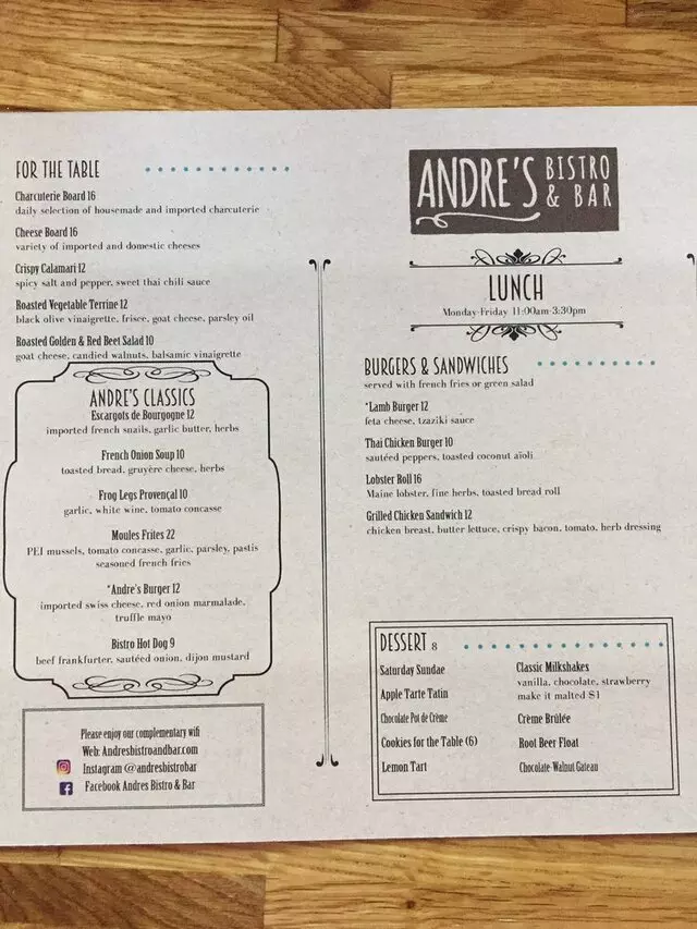 Andre’s Bistro & Bar