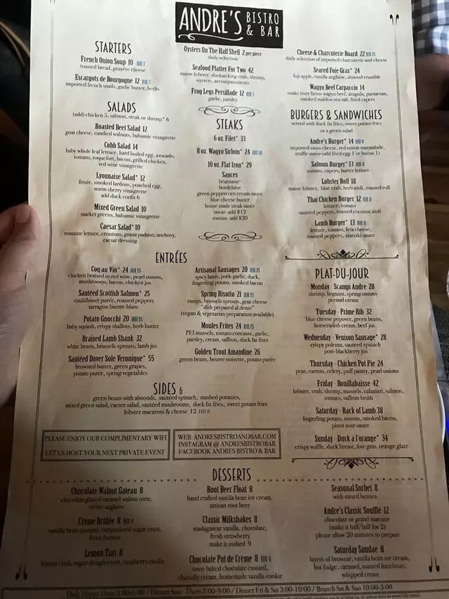 Andre’s Bistro & Bar