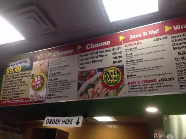 360 Gourmet Burrito