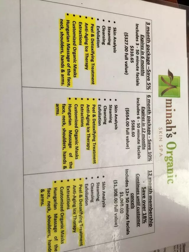 Aminah’s Organic Skin Spa