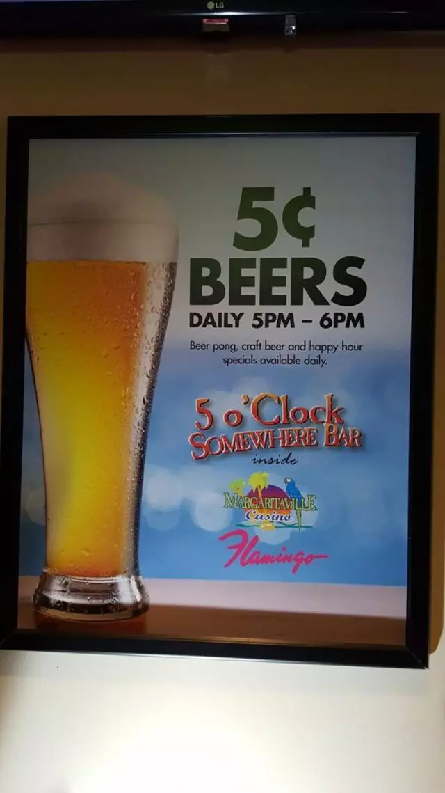 5 O’clock Somewhere Bar