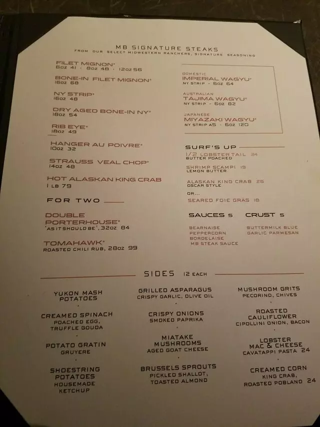 MB Steak