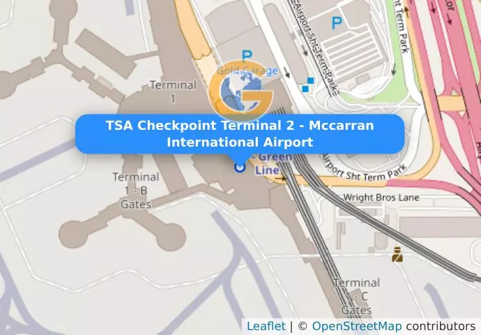 TSA Checkpoint Terminal 2 - Mccarran International Airport