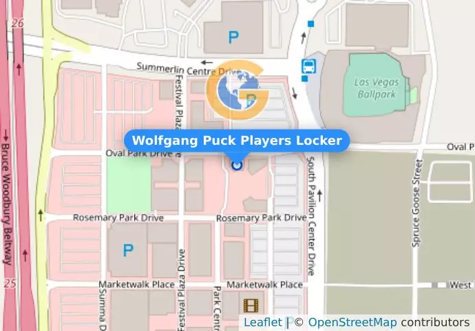Wolfgang Puck Players Locker