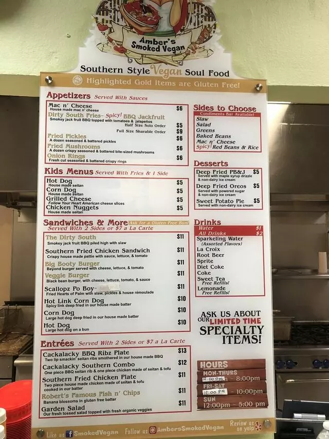 Amber’s Smoked Vegan