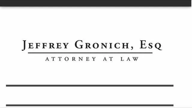 Jeffrey Gronich, Esq Attorney at Law