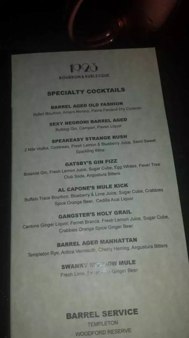 1923 Bourbon Bar