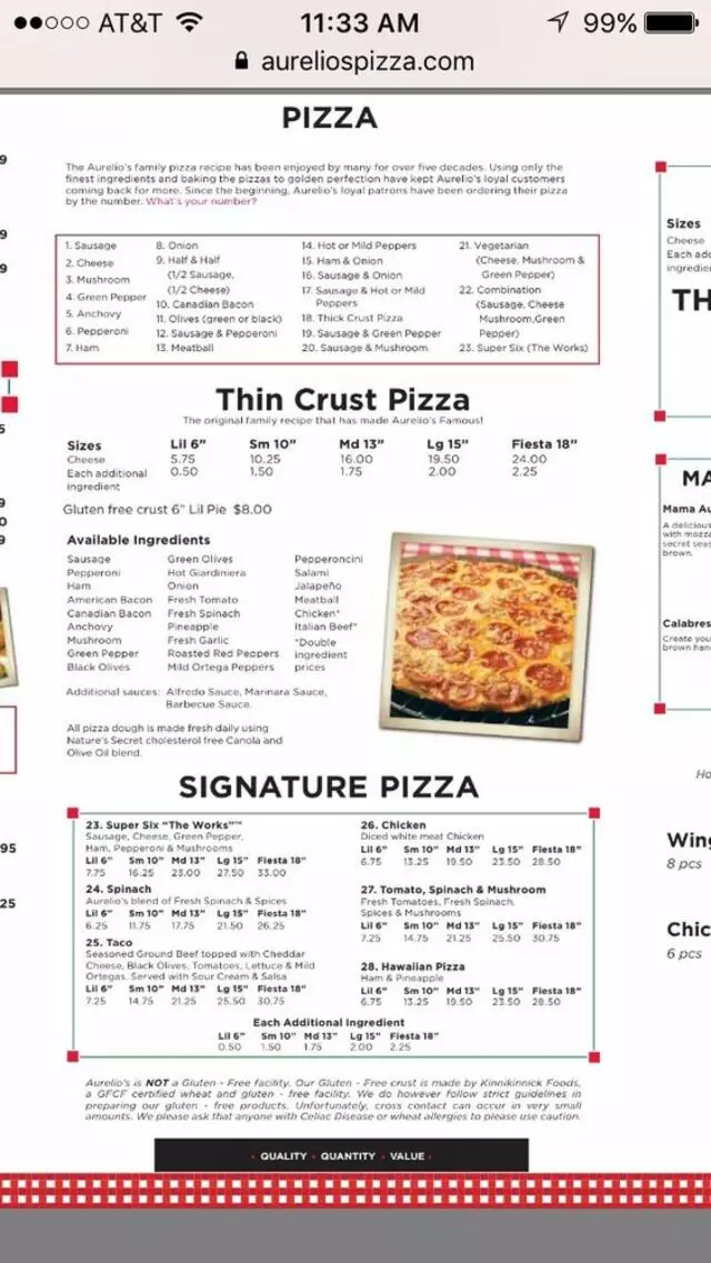Aurelio’s Pizza