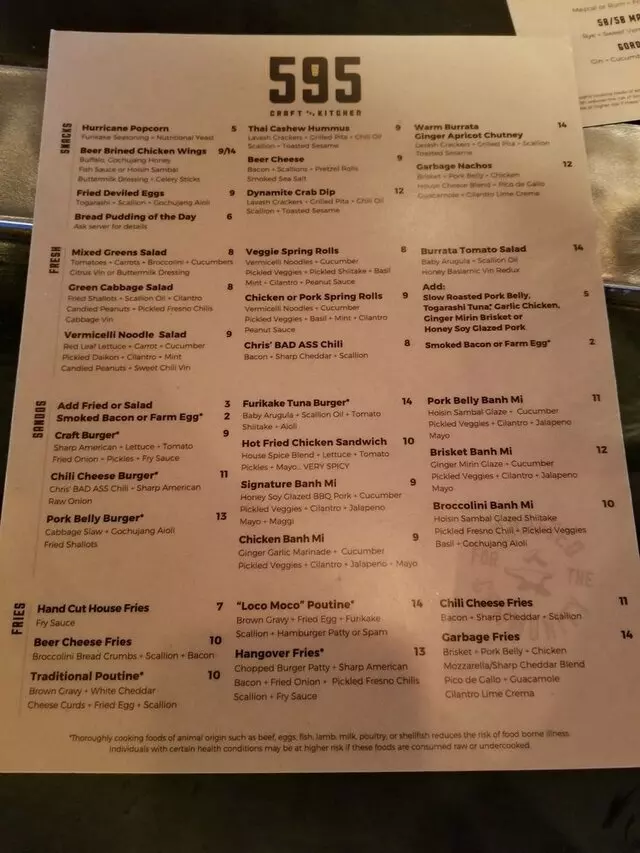 595 Craft And Kitchen