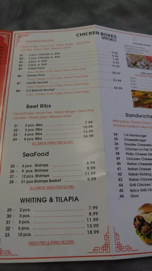 U.S Fried Chicken Halal