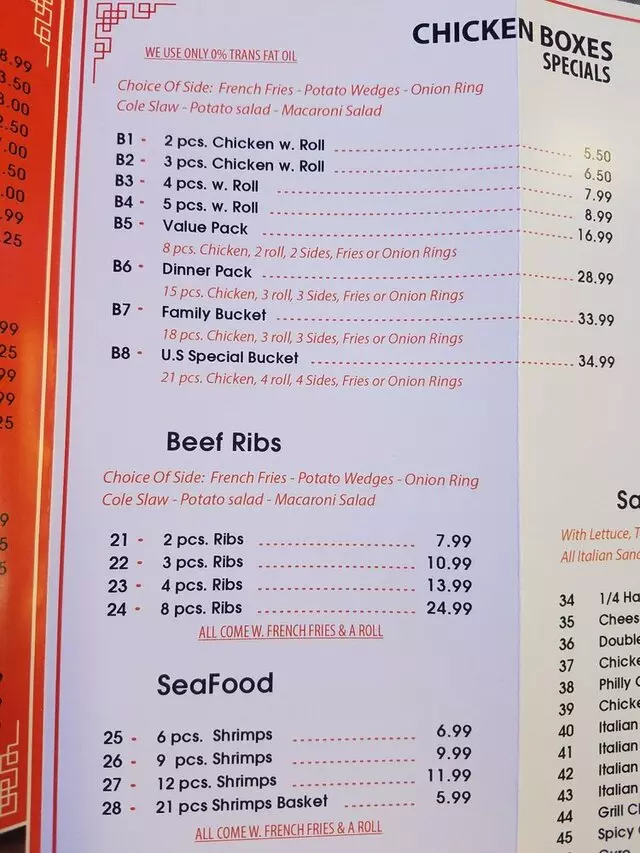 U.S Fried Chicken Halal