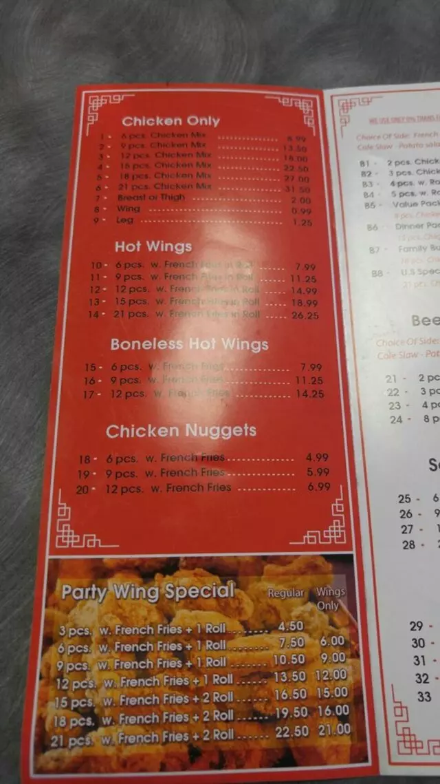U.S Fried Chicken Halal