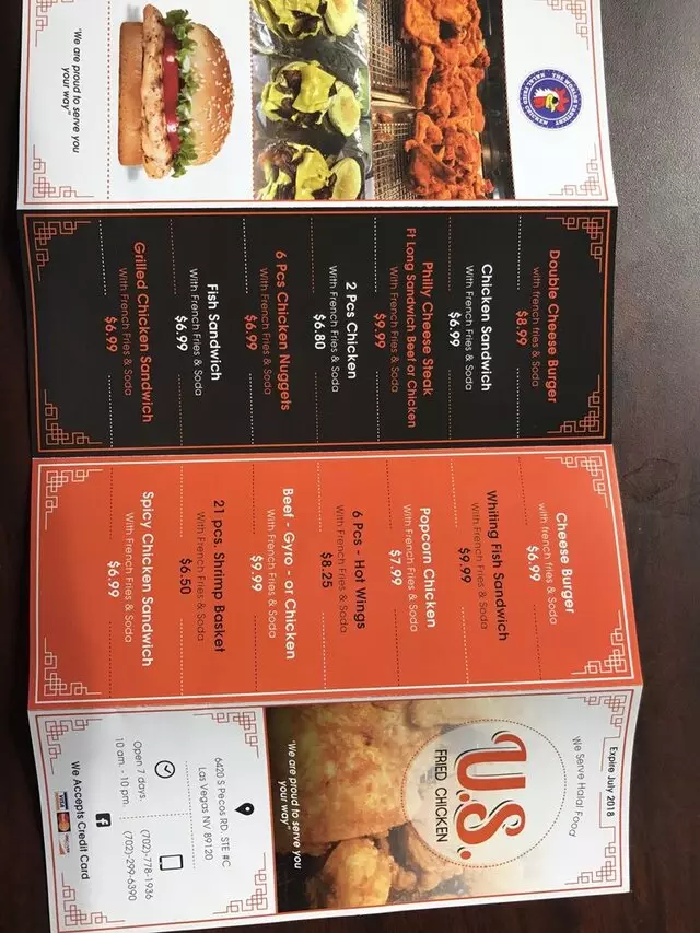 U.S Fried Chicken Halal