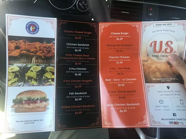 U.S Fried Chicken Halal