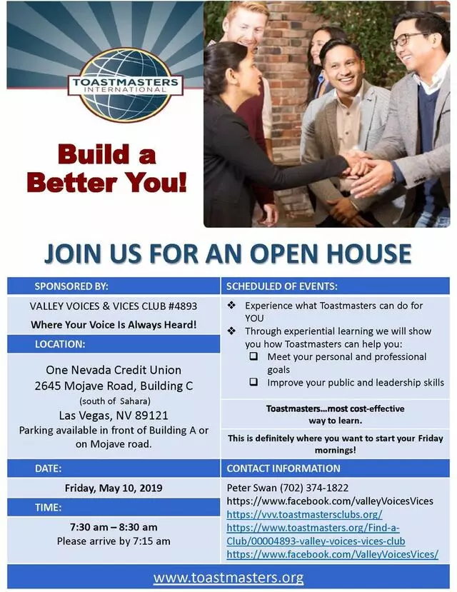 Valley Voices & Vices Toastmasters