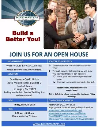 Valley Voices & Vices Toastmasters
