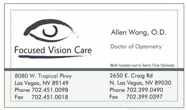 Allen Wong, OD - Focused Vision Care