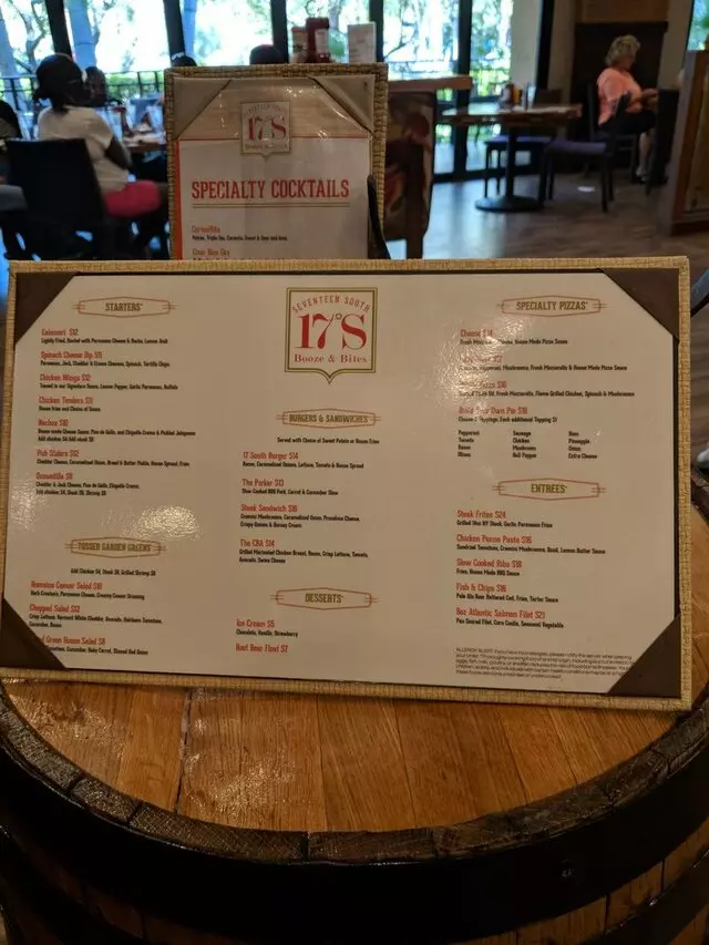 17 South Booze & Bites