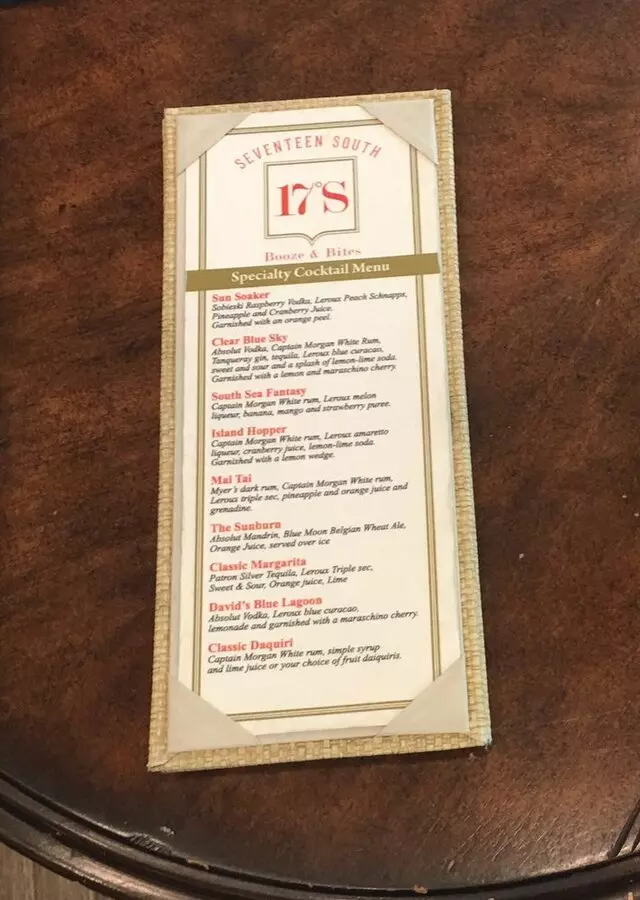 17 South Booze & Bites