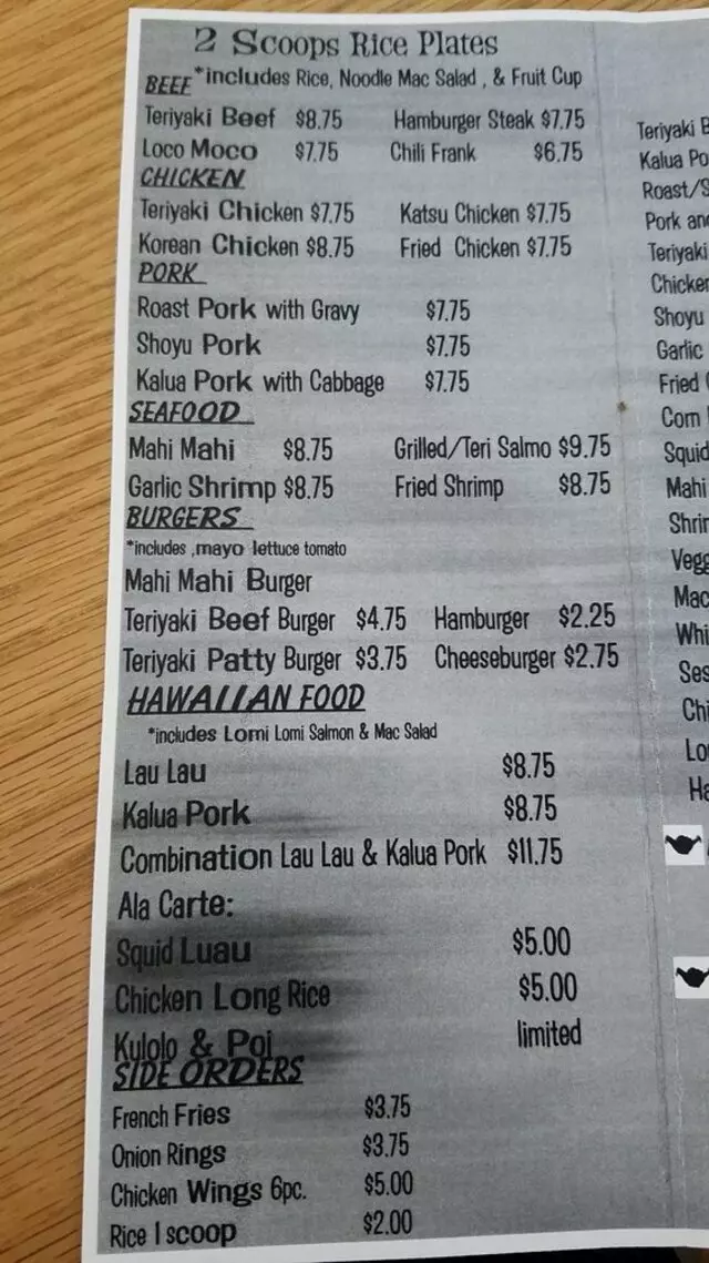 2 Scoops of Aloha LV
