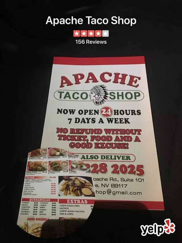 Apache Taco Shop