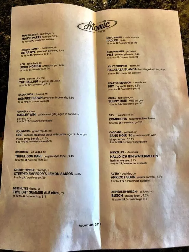 Atomic Liquors