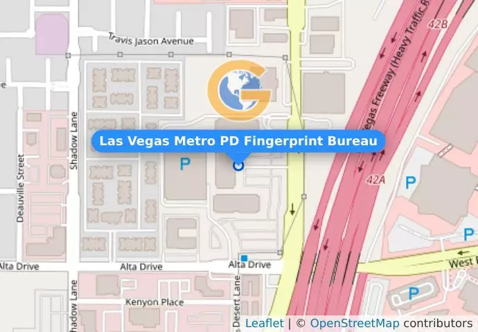 Las Vegas Metro PD Fingerprint Bureau