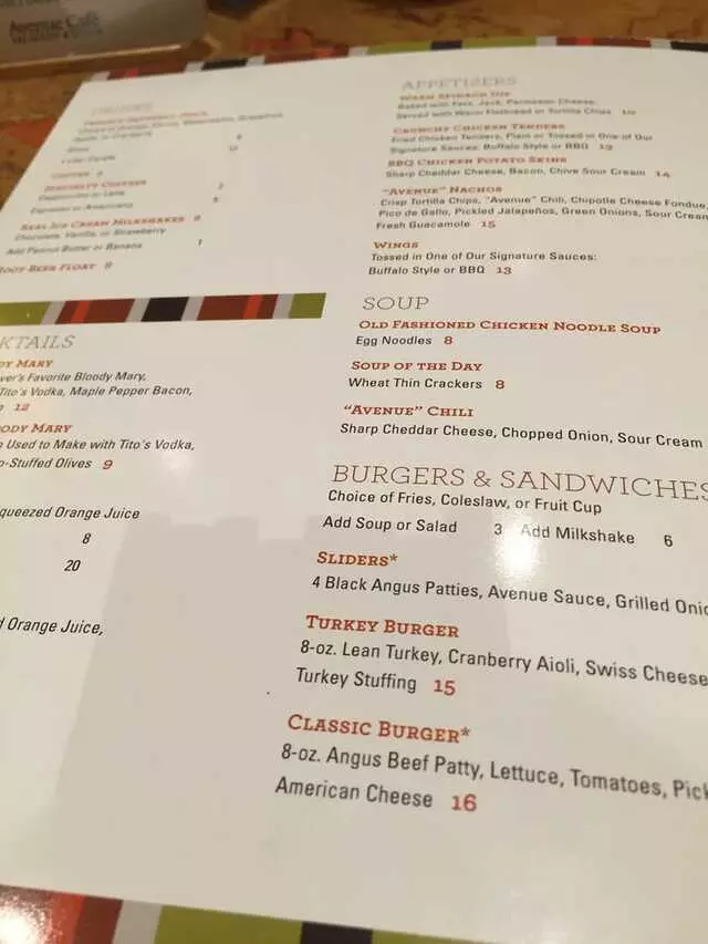 Avenue Cafe