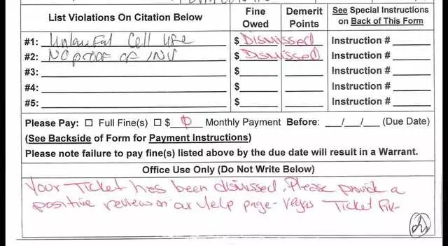 Vegas Ticket Fix